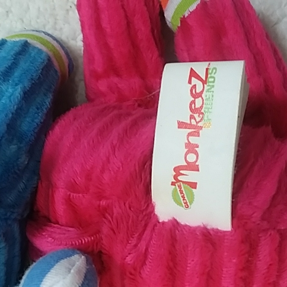 4 Monkeez & Friends Plushies. NEW - Picture 6 of 6